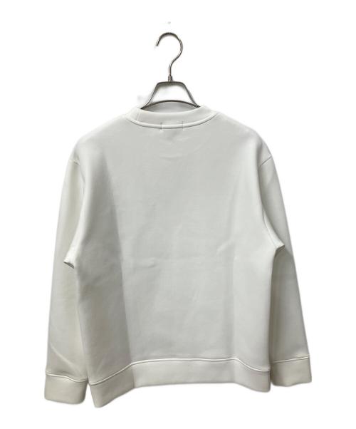 BLACK LABEL CRESTBRIDGE（ブラックレーベル クレストブリッジ）BLACK LABEL CRESTBRIDGE (ブラックレーベル クレストブリッジ) スウェットプルオーバー ホワイト サイズ:Mの古着・服飾アイテム