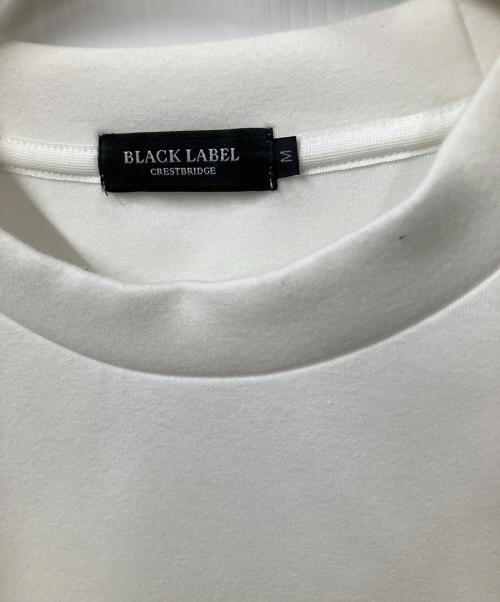 BLACK LABEL CRESTBRIDGE（ブラックレーベル クレストブリッジ）BLACK LABEL CRESTBRIDGE (ブラックレーベル クレストブリッジ) スウェットプルオーバー ホワイト サイズ:Mの古着・服飾アイテム