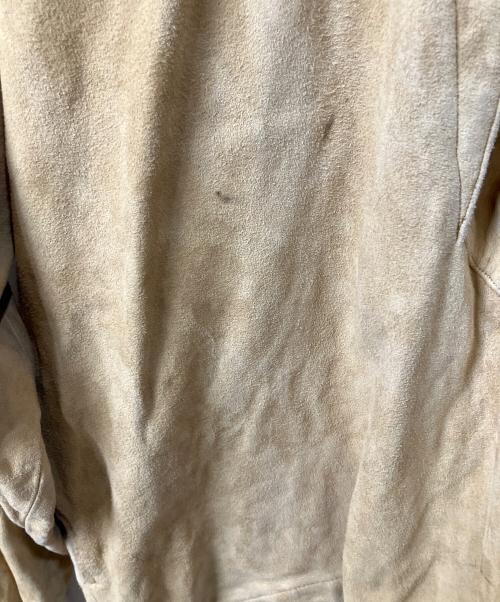 UNUSED（アンユーズド）UNUSED (アンユーズド) レースアッププルオーバーパーカー ベージュ サイズ:XLの古着・服飾アイテム