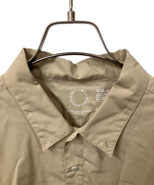 山と道（ヤマトミチ）山と道 (ヤマトミチ) 長袖シャツ ベージュ ベージュ サイズ:lの古着・服飾アイテム