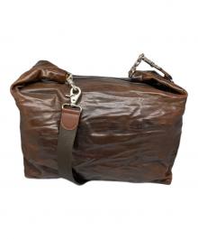 Daniel&Bob（ダニエル＆ボブ）の古着「レザーボストンバッグ ブラウン」