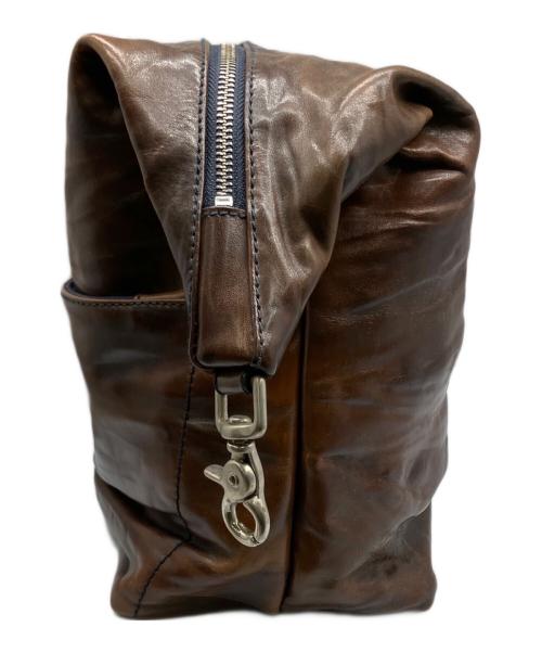 Daniel&Bob（ダニエル＆ボブ）Daniel&Bob (ダニエル＆ボブ) レザーボストンバッグ ブラウンの古着・服飾アイテム