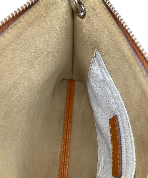 Daniel&Bob（ダニエル＆ボブ）Daniel&Bob (ダニエル＆ボブ) OTELLO SHOULDER24 オテッロショルダー24 シュリンクレザーショルダー＆クラッチ2WAYバッグ ブラウンの古着・服飾アイテム