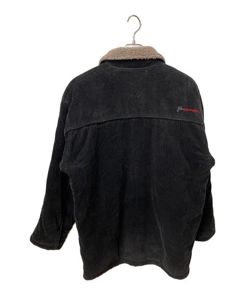 FUBU（フブ）FUBU (フブ) 裏ボアコーデュロイジャケット ブラック サイズ:Mの古着・服飾アイテム