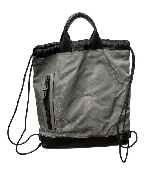 COACH（コーチ）COACH (コーチ) テイレン ドローストリング バックパック グレーの古着・服飾アイテム