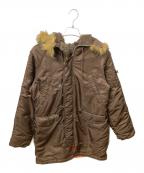 ALPHAアルファ）の古着「N-3Bフライトジャケット　ブラウン」｜ブラウン