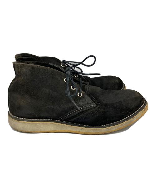 RED WING（レッドウィング）RED WING (レッドウィング) ワークチャッカブーツ ブラック サイズ:25.5の古着・服飾アイテム