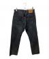 中古・古着 LEVI'S (リーバイス) ボタン裏J019 551デニムパンツ ブラック サイズ:Ｗ32Ｌ32：6000円
