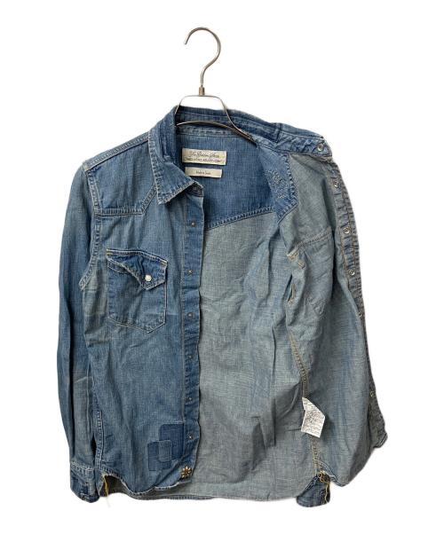 REMI RELIEF（レミレリーフ）REMI RELIEF (レミレリーフ) 長袖シャツ スタッズ ウエスタン ブルー サイズ:Sの古着・服飾アイテム