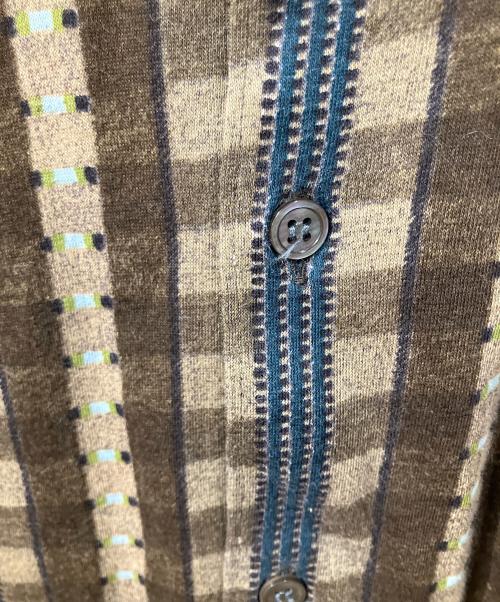 COMME des GARCONS SHIRT（コムデギャルソンシャツ）COMME des GARCONS SHIRT (コムデギャルソンシャツ) 長袖シャツ ブラウン 総柄 ブラウン サイズ:Sの古着・服飾アイテム