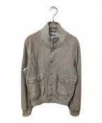 Salfraサルフラ）の古着「スウェードレザージャケット」｜グレー