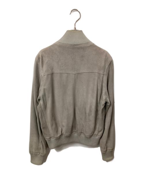 Salfra（サルフラ）Salfra (サルフラ) スウェードレザージャケット グレー サイズ:42の古着・服飾アイテム