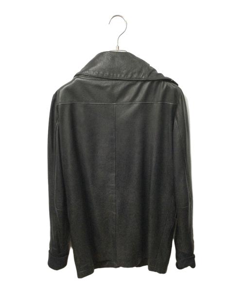 GIORGIO BRATO（ジョルジョブラッド）GIORGIO BRATO (ジョルジョブラッド) VERA PELLE (ベラペレ) ラムレザージャケット ブラック ブラック サイズ:44の古着・服飾アイテム