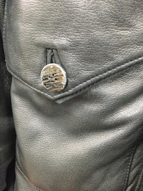 GIORGIO BRATO（ジョルジョブラッド）GIORGIO BRATO (ジョルジョブラッド) VERA PELLE (ベラペレ) ラムレザージャケット ブラック ブラック サイズ:44の古着・服飾アイテム