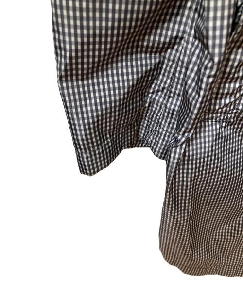 HERNO（ヘルノ）HERNO (ヘルノ) 比翼コート ギンガムチェック ホワイト×ブラック ホワイト×ブラック サイズ:44の古着・服飾アイテム