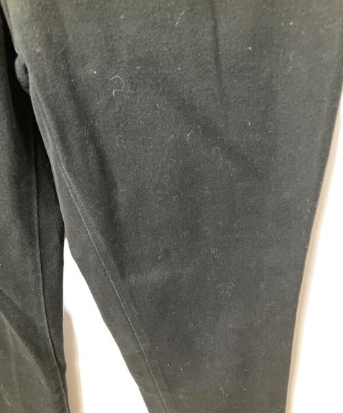 VERSACE（ヴェルサーチェ）VERSACE (ヴェルサーチェ) テーパードロゴデニムパンツ ブラック サイズ:不明の古着・服飾アイテム