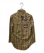 Hysteric Glamourヒステリックグラマー）の古着「長袖シャツ」｜ブラウン