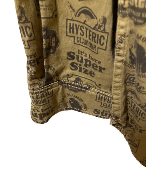 Hysteric Glamour（ヒステリックグラマー）Hysteric Glamour (ヒステリックグラマー) 長袖シャツ ブラウン サイズ:Freeの古着・服飾アイテム