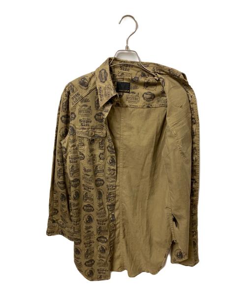 Hysteric Glamour（ヒステリックグラマー）Hysteric Glamour (ヒステリックグラマー) 長袖シャツ ブラウン サイズ:Freeの古着・服飾アイテム