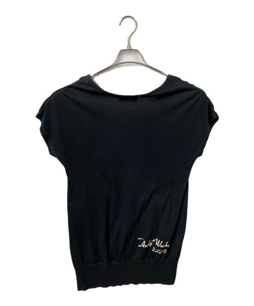 Andy Warhol by HYSTERIC GLAMOUR（アンディーウォーホルバイヒステリックグラマー）Andy Warhol by HYSTERIC GLAMOUR (アンディーウォーホルバイヒステリックグラマー) ノースリーブカットソー Andy Warhol ブラック ブラック サイズ:Freeの古着・服飾アイテム