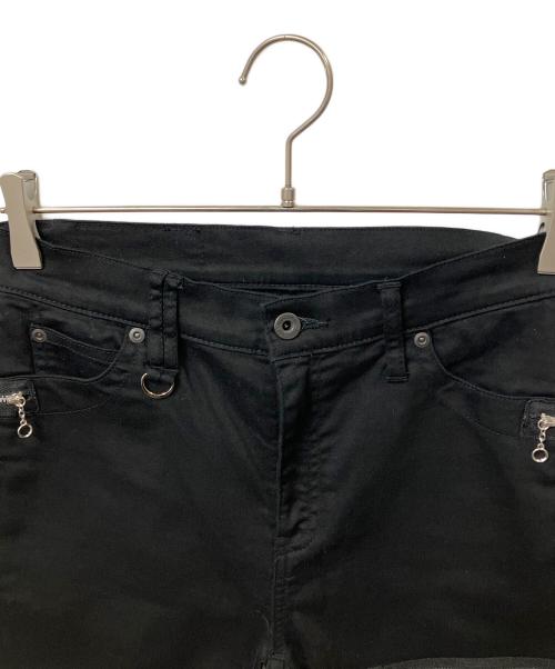 Hysteric Glamour（ヒステリックグラマー）Hysteric Glamour (ヒステリックグラマー) ジップスキニーパンツ ブラック サイズ:W28の古着・服飾アイテム