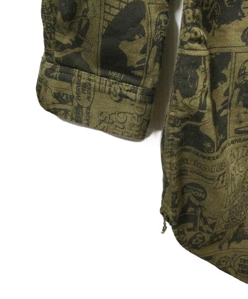 Hysteric Glamour（ヒステリックグラマー）Hysteric Glamour (ヒステリックグラマー) ワッペン付長袖ミリタリーSH オリーブ サイズ:Freeの古着・服飾アイテム