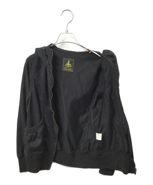 Hysteric Glamour（ヒステリックグラマー）Hysteric Glamour (ヒステリックグラマー) ジップアップフーディ グレー グレー サイズ:Freeの古着・服飾アイテム