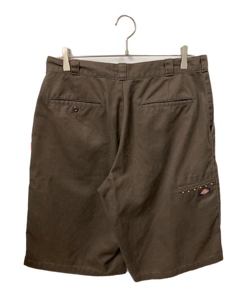 9090（9090）9090 (9090) Dickies (ディッキーズ) バギーチノショーツ ブラウン サイズ:Mの古着・服飾アイテム