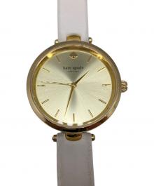 Kate Spade（ケイトスペード）の古着「メトロ　ゴールド×ホワイトレザーベルト」