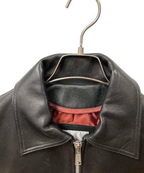 BUFFALO BOBS（バッファローボブズ）BUFFALO BOBS (バッファローボブズ) ラムレザーライダースジャケット ブラック サイズ:3の古着・服飾アイテム