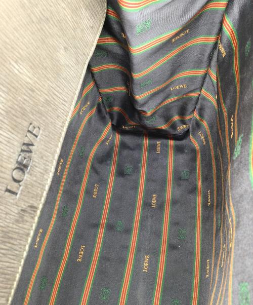 LOEWE（ロエベ）LOEWE (ロエベ) ショルダーバッグ ベラスケス ベージュ×ブラックの古着・服飾アイテム