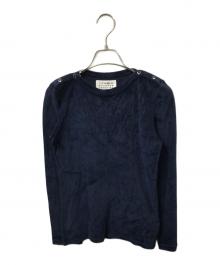 Maison Margiela（メゾンマルジェラ）の古着「長袖カットソー ネイビー」｜ネイビー