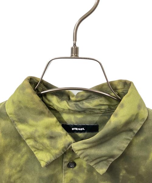 DIESEL（ディーゼル）DIESEL (ディーゼル) 半袖シャツ グリーン　 グリーン サイズ:Sの古着・服飾アイテム