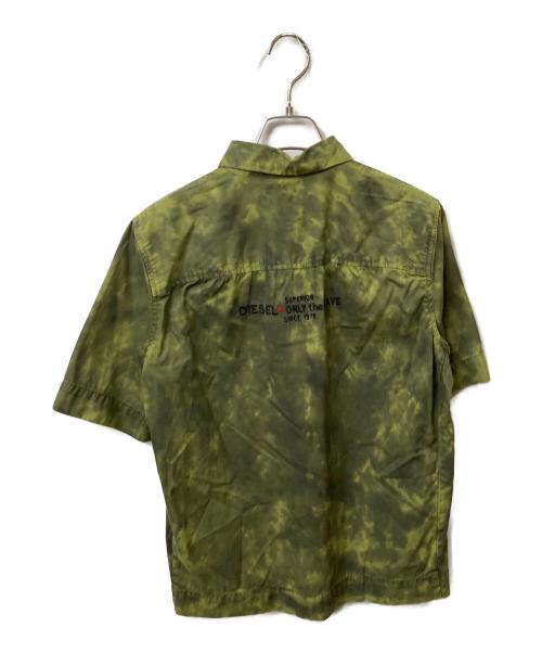 DIESEL（ディーゼル）DIESEL (ディーゼル) 半袖シャツ グリーン　 グリーン サイズ:Sの古着・服飾アイテム