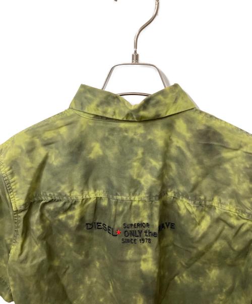 DIESEL（ディーゼル）DIESEL (ディーゼル) 半袖シャツ グリーン　 グリーン サイズ:Sの古着・服飾アイテム