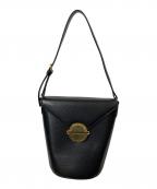 GIVENCHYジバンシィ）の古着「レザーショルダーバッグ」｜ブラック