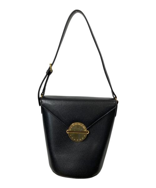 GIVENCHY（ジバンシィ）GIVENCHY (ジバンシィ) レザーショルダーバッグ ブラックの古着・服飾アイテム