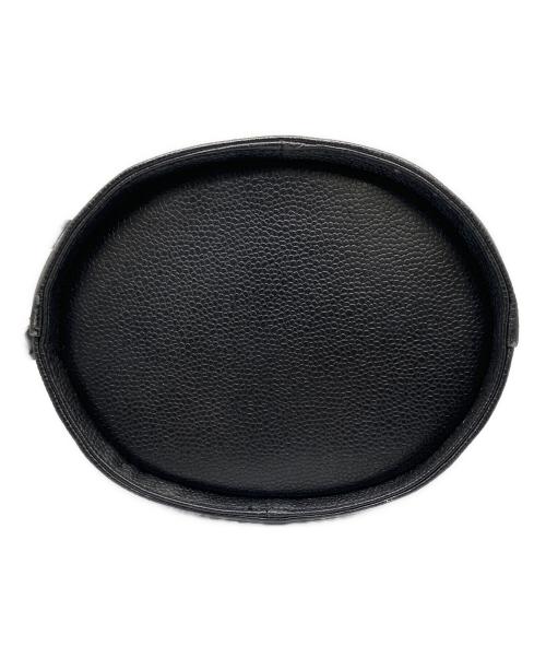 GIVENCHY（ジバンシィ）GIVENCHY (ジバンシィ) レザーショルダーバッグ ブラックの古着・服飾アイテム