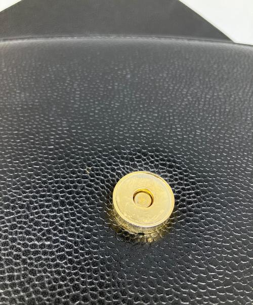 GIVENCHY（ジバンシィ）GIVENCHY (ジバンシィ) レザーショルダーバッグ ブラックの古着・服飾アイテム