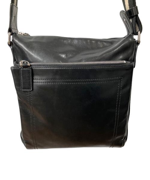 BALLY（バリー）BALLY (バリー) レザーショルダーバッグ ブラックの古着・服飾アイテム