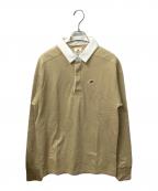 NEW BALANCEニューバランス）の古着「ポロシャツ ベージュ×ホワイト」｜ベージュ