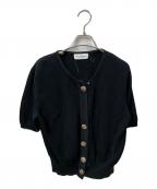Yves Saint Laurentイヴサンローラン）の古着「カーディガン ブラック」｜ブラック