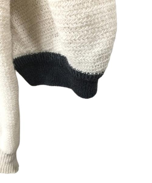 Yves Saint Laurent（イヴサンローラン）Yves Saint Laurent (イヴサンローラン) カーディガン ネイビー×ホワイト ホワイト×ネイビー サイズ:不明の古着・服飾アイテム