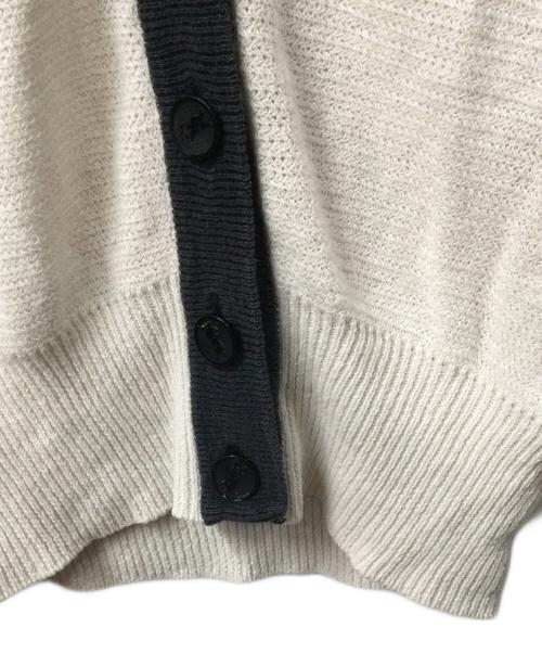 Yves Saint Laurent（イヴサンローラン）Yves Saint Laurent (イヴサンローラン) カーディガン ネイビー×ホワイト ホワイト×ネイビー サイズ:不明の古着・服飾アイテム