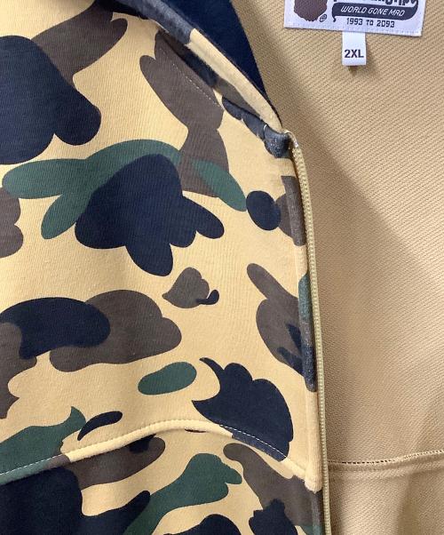 A BATHING APE（ア ベイシング エイプ）A BATHING APE (ア ベイシング エイプ) 1ST CAMO WINDSTOPPER SHARK HOODIE ベージュ サイズ:2XLの古着・服飾アイテム