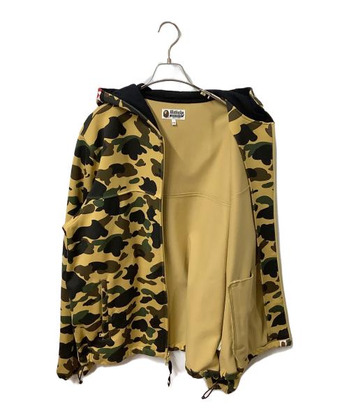 A BATHING APE（ア ベイシング エイプ）A BATHING APE (ア ベイシング エイプ) 1ST CAMO WINDSTOPPER SHARK HOODIE ベージュ サイズ:2XLの古着・服飾アイテム