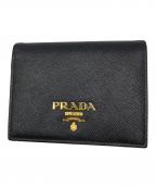 PRADAプラダ）の古着「SAFFIANO METAL」｜ブラック×ピンク