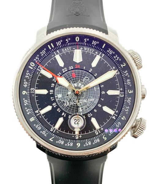 ARNOLD&SON（アーノルドアンドサン）ARNOLD&SON (アーノルドアンドサン) 腕時計 ロンジチュード ブラックの古着・服飾アイテム