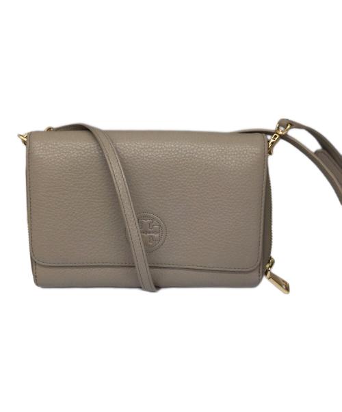 TORY BURCH（トリーバーチ）TORY BURCH (トリーバーチ) ロゴショルダーバッグ ベージュ ベージュの古着・服飾アイテム