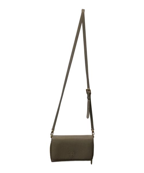 TORY BURCH（トリーバーチ）TORY BURCH (トリーバーチ) ロゴショルダーバッグ ベージュ ベージュの古着・服飾アイテム